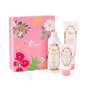 Coffret rose délicate bio